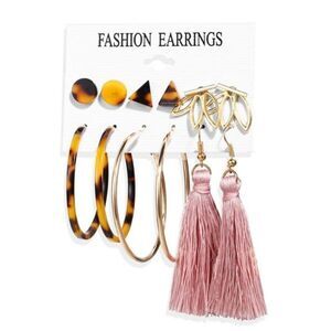 Fashion Earrings Set 6 Pairs
